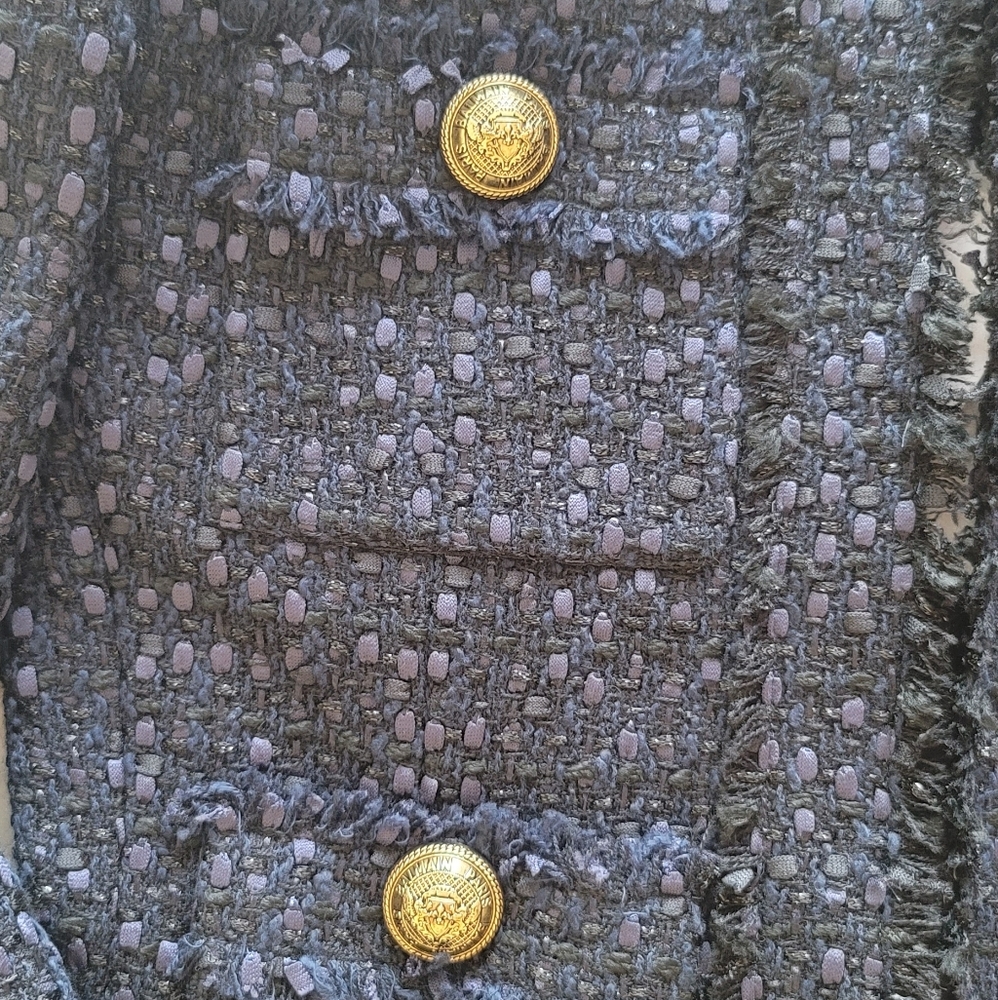 Balmain Structured Tweed Jacket - Picture 5 of 9